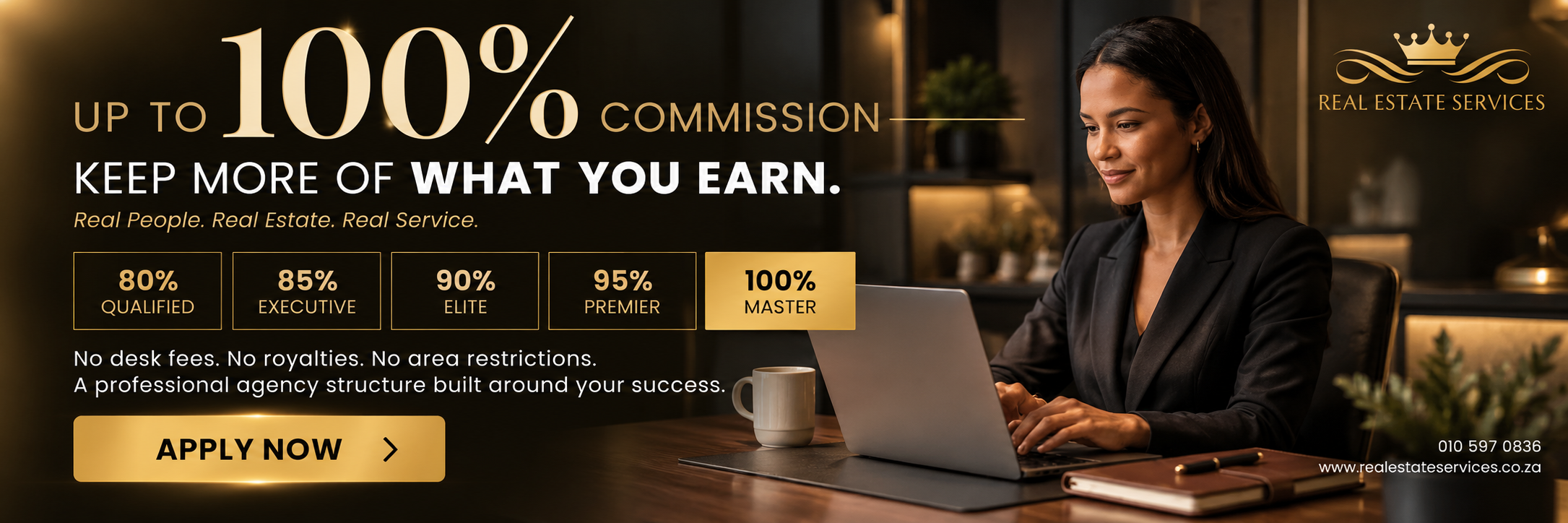 Luxury Real Estate Commission Banner